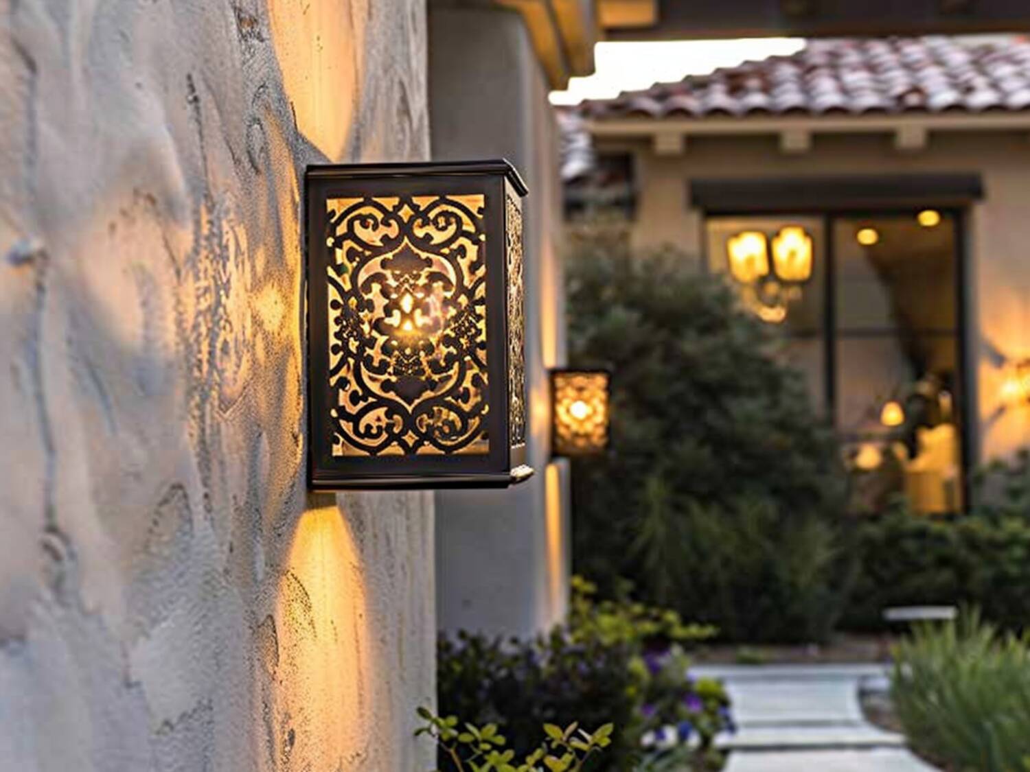 Jakie lampy elewacyjne najlepiej oświetlą przestrzenie wokół domów w stylu glamour