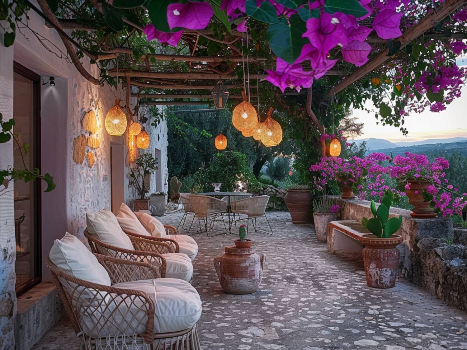 Jak urządzić ogród w stylu śródziemnomorskim z odpowiednimi meblami i oświetleniem